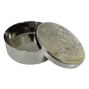 Teca Média banhada a níquel