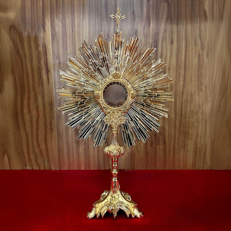 Ostensório Tradicional banhado a ouro