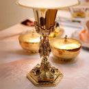 Cálice Virtudes em banho misto de ouro e níquel