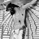 Crucifixo 350cm de Parede Ornado