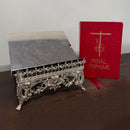 Estante de Altar Barroca banhada a níquel