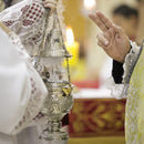 Turíbulo Cinzelado banhado a níquel