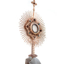 Ostensório Catedral com Pedras banhado a ouro