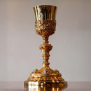 Cálice Passio Christi banhado a ouro