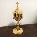 Âmbula Gótica banhada a ouro