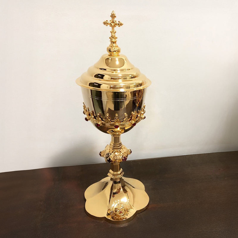 Âmbula Gótica banhada a ouro