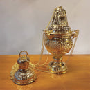 Turíbulo Cinzelado banhado a ouro