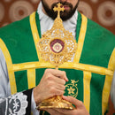 Relicário Gótico banhado a ouro