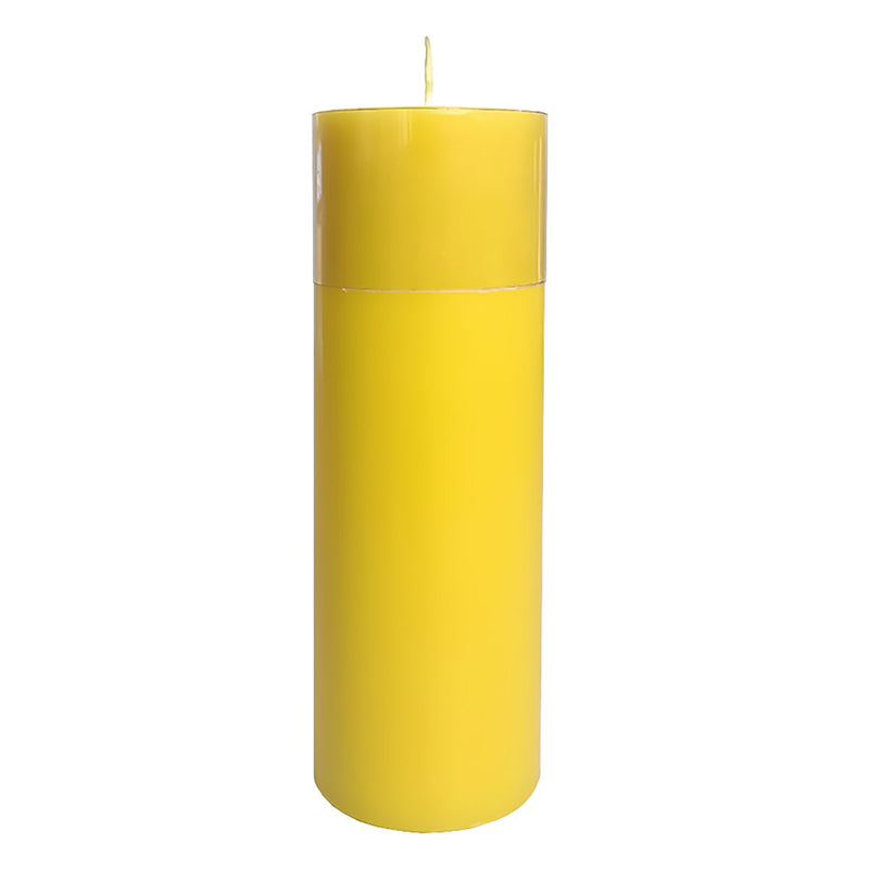 Vela 20x7cm Amarela