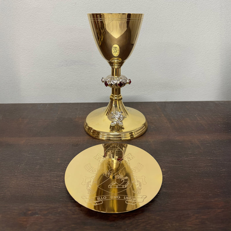 Cálice Leão XIV banhado a ouro
