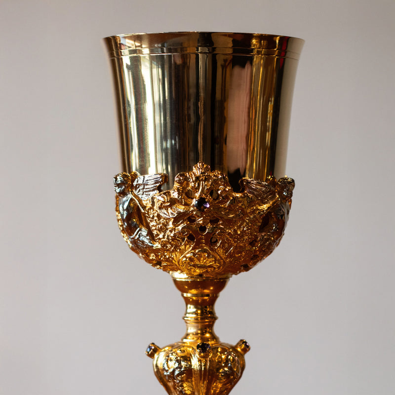 Cálice Nazareth em banho misto de ouro e níquel
