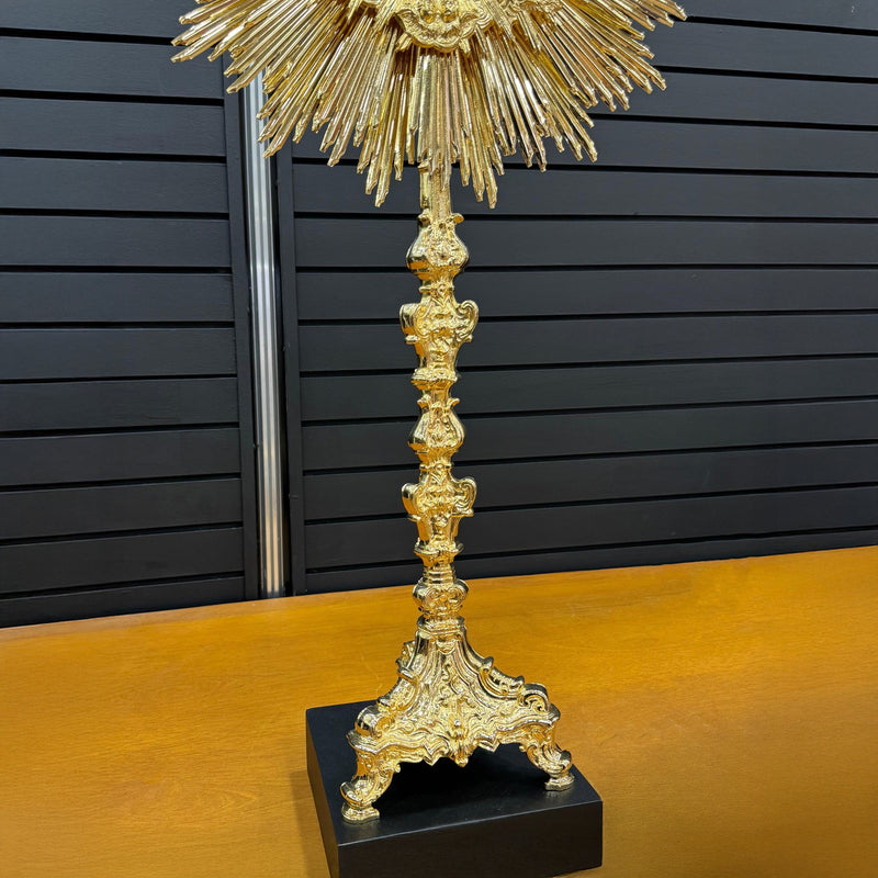 Ostensório Barroco H16 banhado a ouro