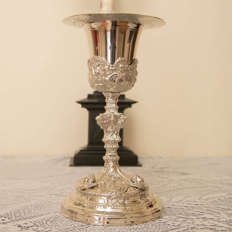 Cálice Passio Christi banhado a níquel