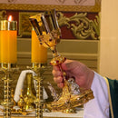 Cálice Templum Dei mod. A banhado a ouro