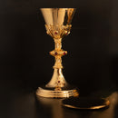 Cálice Ave Crux banhado a ouro