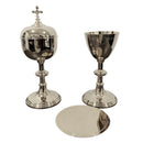 Conjunto de Cálice e Âmbula L2 banhados a níquel