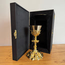 Cálice Cor Amoris banhado a ouro