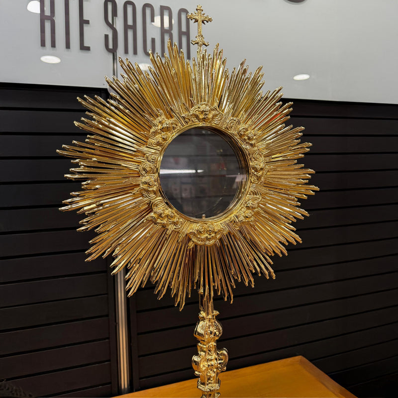 Ostensório Barroco H16 banhado a ouro