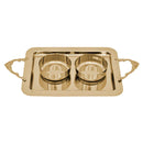 Conjunto Galheteiro Dourado MS483