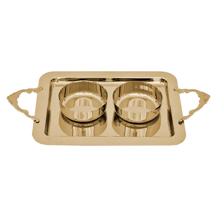 Conjunto Galheteiro Dourado MS483