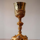 Cálice Passio Christi banhado a ouro