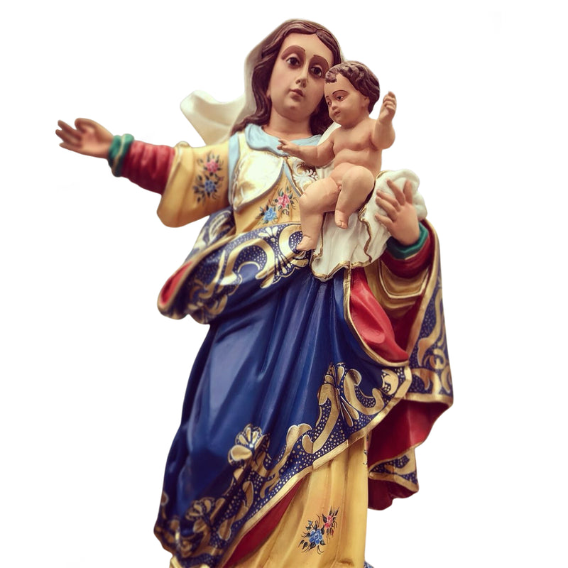 Nossa Senhora do Rosário Barroca 100cm - com Pintura Trabalhada