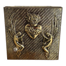 Sacrário Coração com Anjos - Dourado