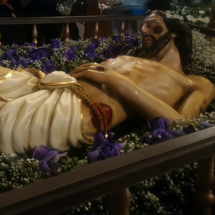 Nosso Senhor Morto com os Membros Articulados 170cm (com a Cruz)