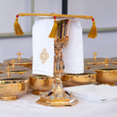 Cálice Virtudes em banho misto de ouro e níquel