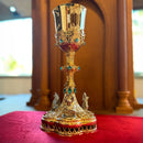 Cálice Templum Dei mod. B banhado a ouro