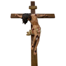 Crucifixo Cristo Pendente 120cm de Parede