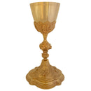 Cálice Vida de Cristo banhado a ouro