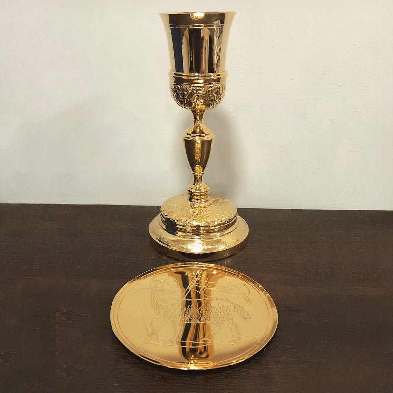 Cálice Tradicional banhado a ouro