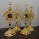 Relicário Gótico banhado a ouro