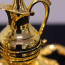 Conjunto Galheteiro Romano banhado a ouro