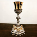 Cálice Sagrada Família banhado a níquel