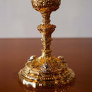 Cálice Passio Christi banhado a ouro
