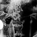 Turíbulo Cinzelado banhado a níquel