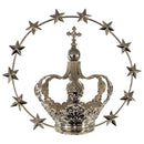 Coroa 4 com Estrelas banhada a níquel
