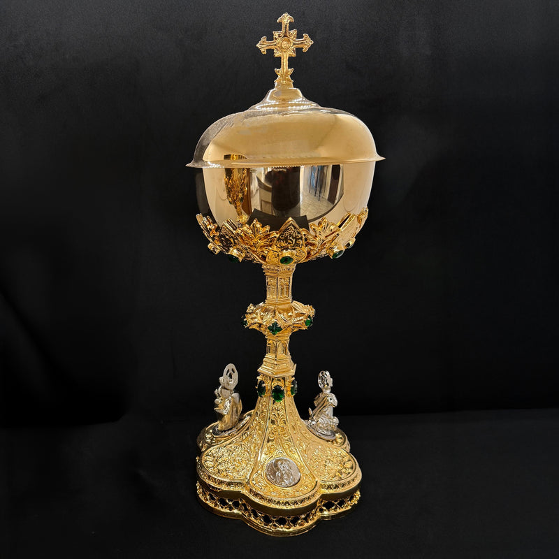 Âmbula Templum Dei mod. B banhada a ouro