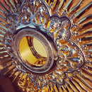 Ostensório Catedral banhado a ouro