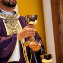 Cálice Crux Christi banhado a ouro