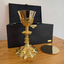 Cálice Cor Amoris banhado a ouro