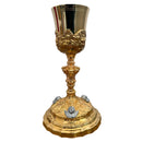 Cálice Passio Christi banhado a ouro