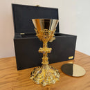 Cálice Cor Amoris banhado a ouro