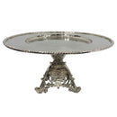 Salva para Coroa do Divino banhada a níquel