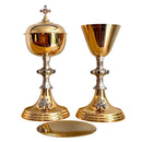 Conjunto de Cálice e Âmbula Santa Maria Mãe de Deus banhados a ouro