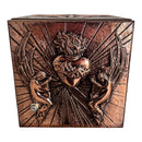 Sacrário Coração com Anjos - Cobre