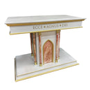 Altar Ecce Agnus - com Pintura Marmorizada