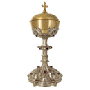 Conjunto de Cálice e Âmbula Cor Amoris banhados a níquel